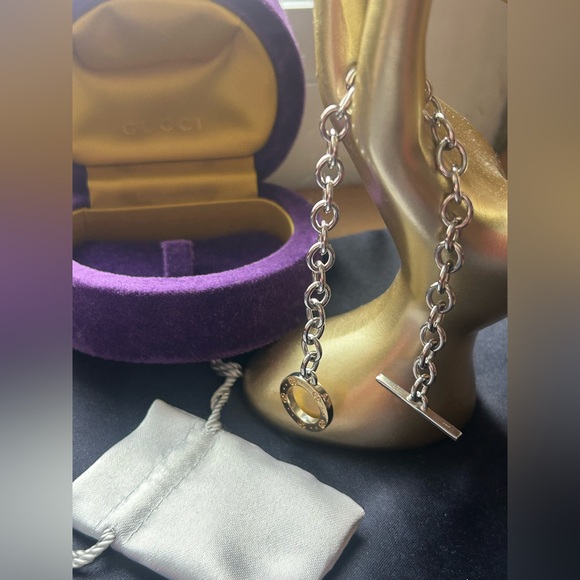 /traded/š„ Gucci 18K & Steel āIconā Link Bracelet - Picture 4 of 16